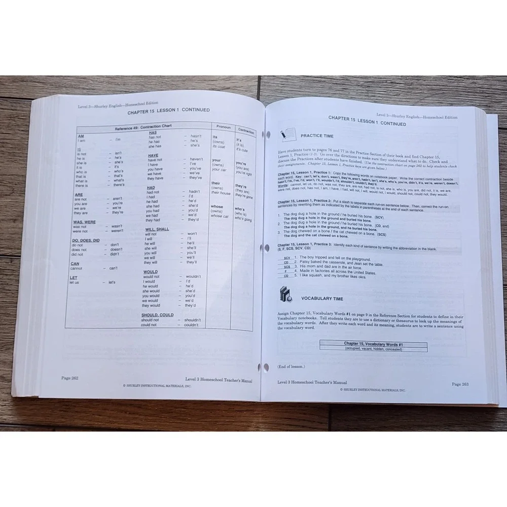 Lot Shurley English Homeschooling Grammar Composition Teacher's Manuals 1, 3, 4